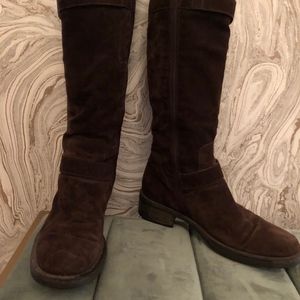 Aquatalia Espresso Suede Boots